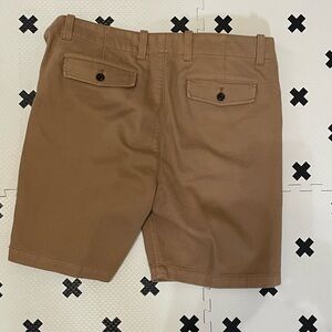 Saturdays New York City Flat Front Brown Shorts